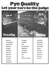 1970 advertisement for Pye Recording Studios