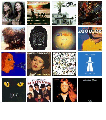 Mastered album cover collage